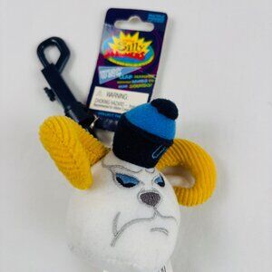 Vintage Silly Slammers UNC Keychain plush #87 Tarheels Ram w/Tag